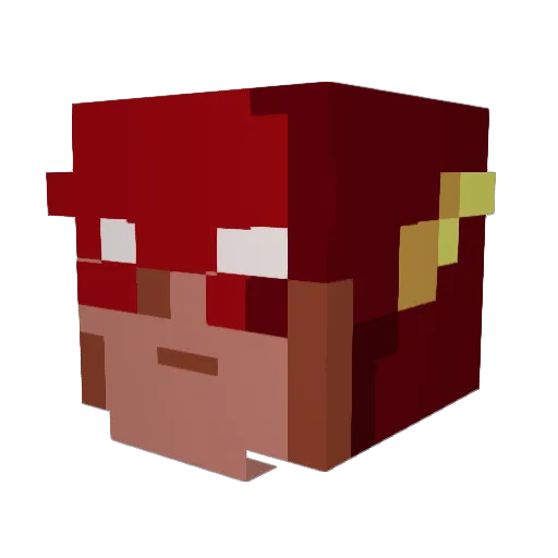 BrodySharter Minecraft avatar head, 3D render