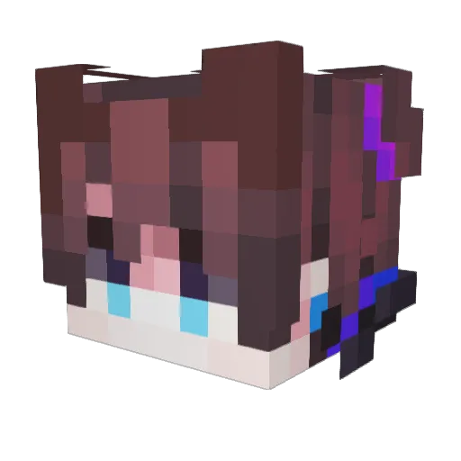 BrofessorPhil Minecraft avatar head, 3D render
