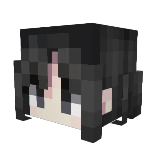 Brogoyle Minecraft avatar head, 3D render