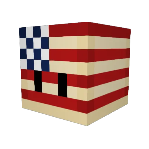 BrokeBoyD Minecraft avatar head, 3D render
