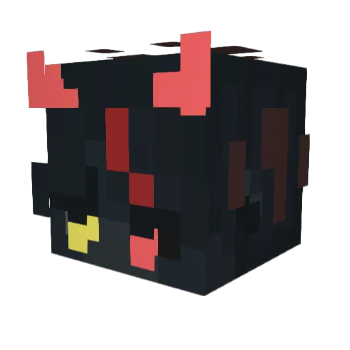 BrokenIron0527 Minecraft avatar head, 3D render