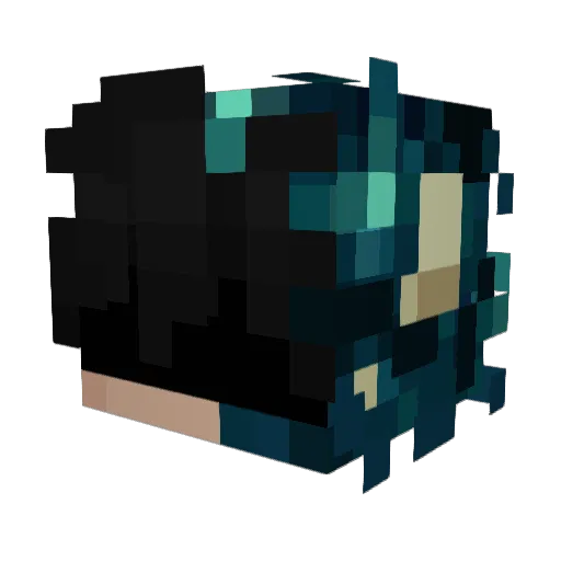Minecraft-Avatar von BrokenJoints: Kopf als 3D-Render