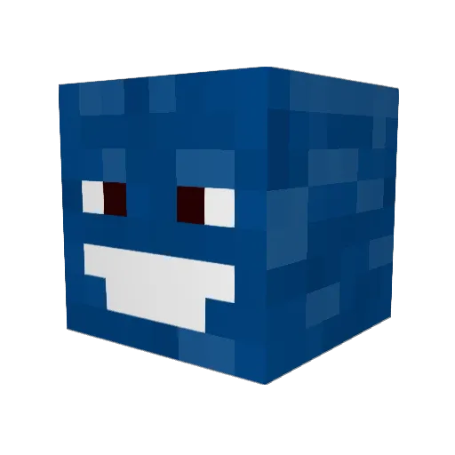 BrokenPicaxe Minecraft avatar head, 3D render