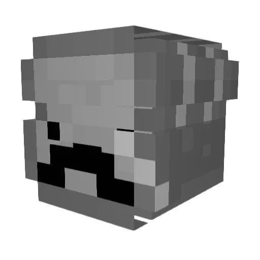 BrokenToast123 Minecraft avatar head, 3D render