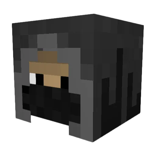 BrokenWind123 Minecraft avatar head, 3D render