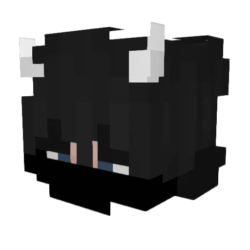 BrokenXDMC Minecraft avatar head, 3D render