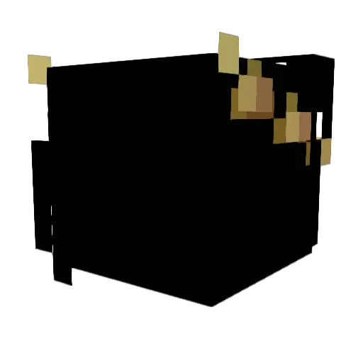 Broken_semantics Minecraft avatar head, 3D render