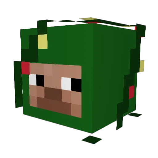 Brokenbones385 Minecraft avatar head, 3D render
