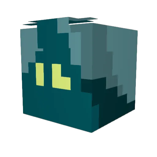 BrokqnPain Minecraft avatar head, 3D render
