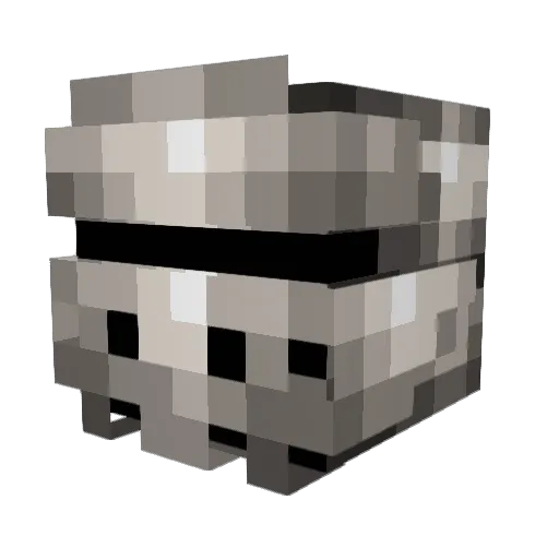 Broletaria Minecraft avatar head, 3D render