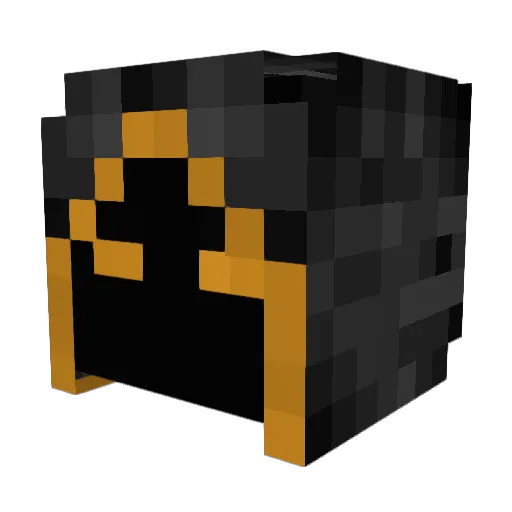Brollition Minecraft avatar head, 3D render