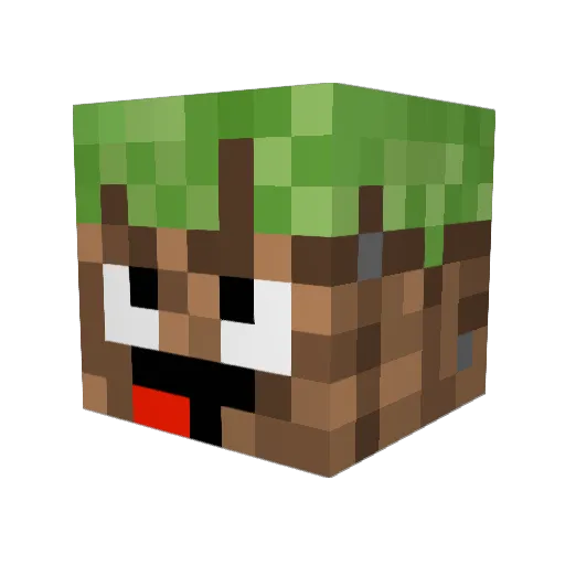 Bromberen Minecraft avatar head, 3D render