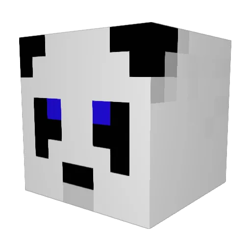 Bromi19 Minecraft avatar head, 3D render