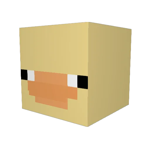 BromleyTheFire Minecraft avatar head, 3D render