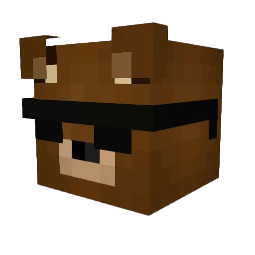 BronX08 Minecraft avatar head, 3D render