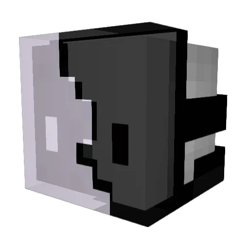 Bronchus Minecraft avatar head, 3D render
