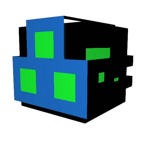 BroncoFan1111 Minecraft avatar head, 3D render