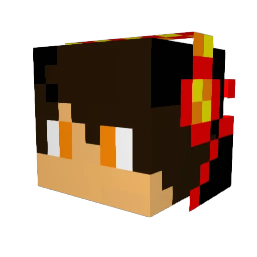BrontideMC Minecraft avatar head, 3D render