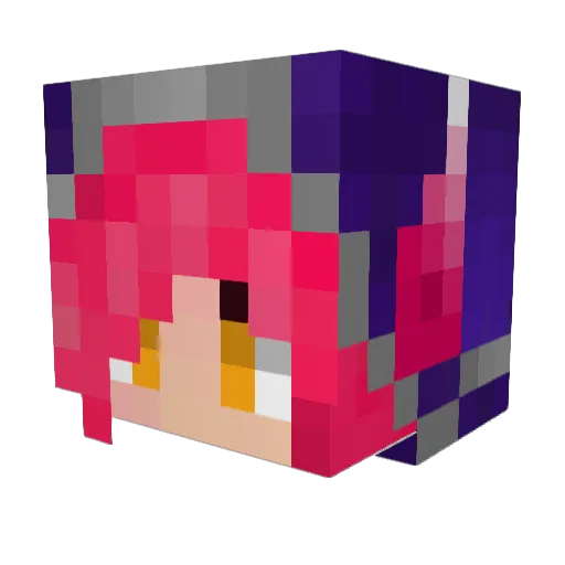 Broobs26 Minecraft avatar head, 3D render