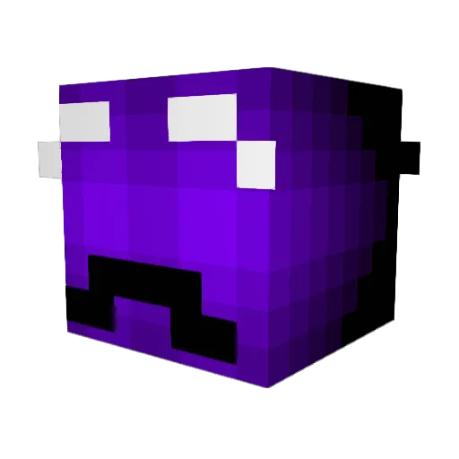 BroodingKronos Minecraft avatar head, 3D render