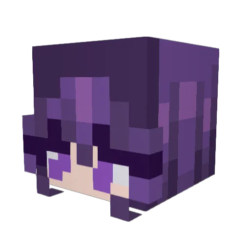 BrookeG Minecraft avatar head, 3D render