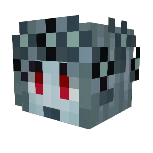 BrookieJo Minecraft avatar head, 3D render