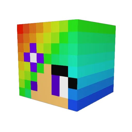 Brooklyn182 Minecraft avatar head, 3D render