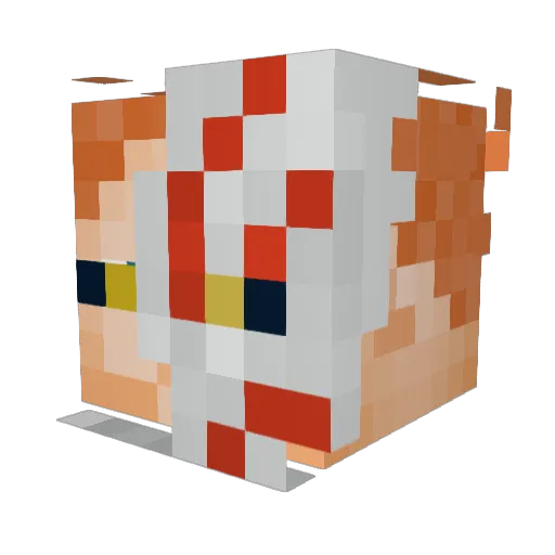 BrooklynKid3E Minecraft avatar head, 3D render