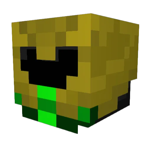 Brookz92 Minecraft avatar head, 3D render