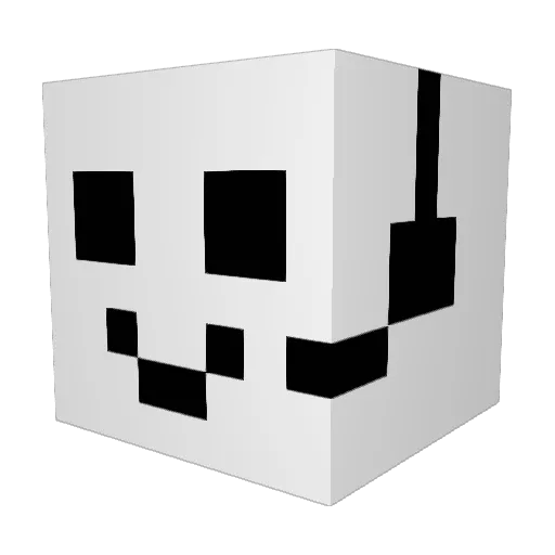 BrorPiraten Minecraft avatar head, 3D render