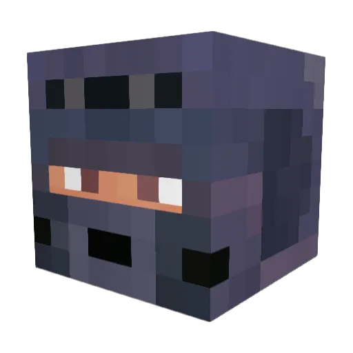 BrosephStalin Minecraft avatar head, 3D render