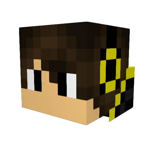Broses96 Minecraft avatar head, 3D render