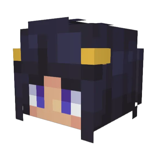 Brosovelt Minecraft avatar head, 3D render