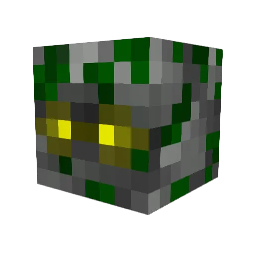 Brostein Minecraft avatar head, 3D render