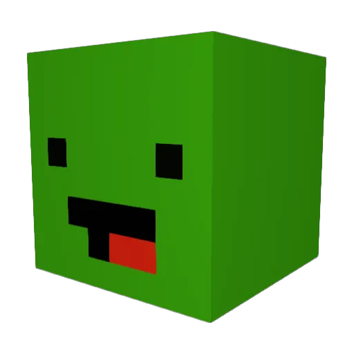 Brostolfo Minecraft avatar head, 3D render