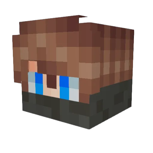 Brosul_Shasay Minecraft avatar head, 3D render