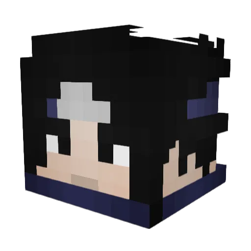 Brot69 Minecraft avatar head, 3D render