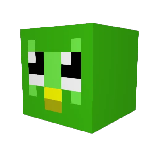 BrotMan008 Minecraft avatar head, 3D render
