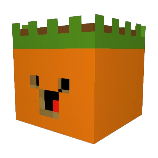 BrotTV245 Minecraft avatar head, 3D render