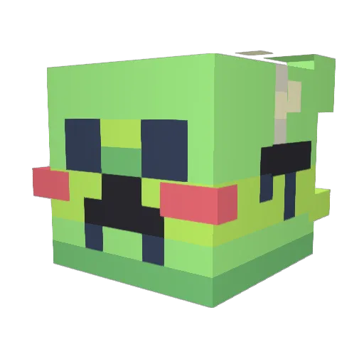 Brot_Pigeon Minecraft avatar head, 3D render