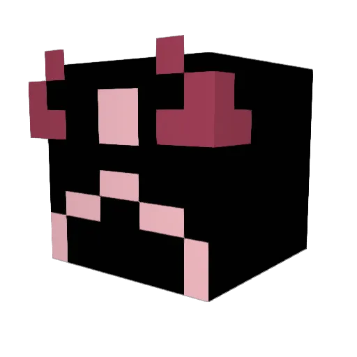 Brotes23 Minecraft avatar head, 3D render