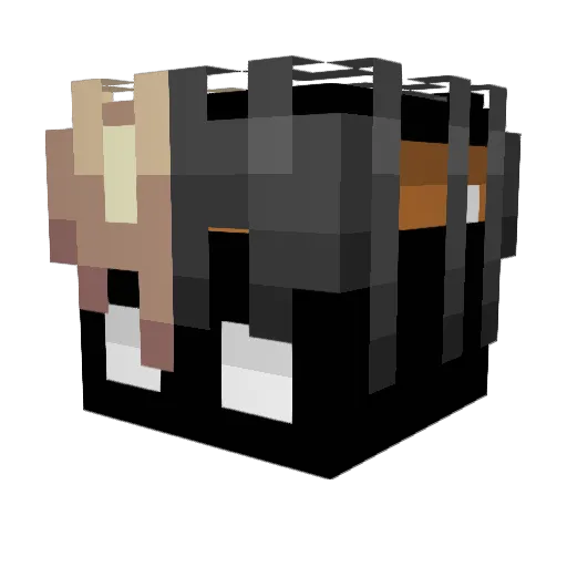 BrothaUpshall Minecraft avatar head, 3D render