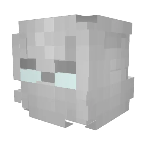 BrotherAziz Minecraft avatar head, 3D render