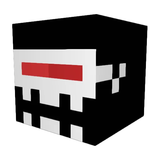 BrotherBolter Minecraft avatar head, 3D render