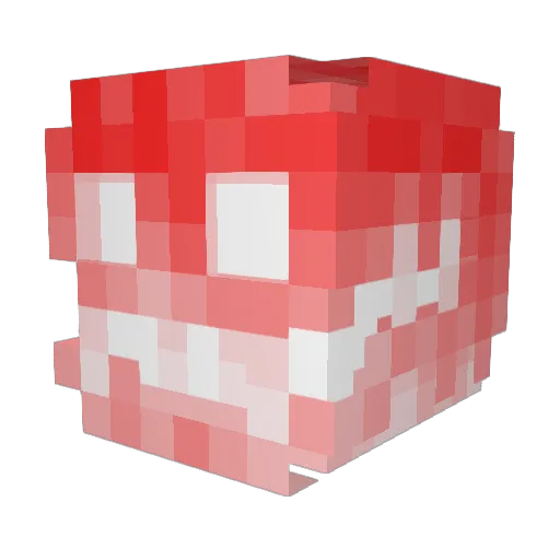 BrotherCalmDown Minecraft avatar head, 3D render