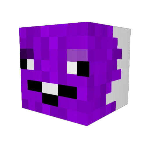 BrotherDanky Minecraft avatar head, 3D render