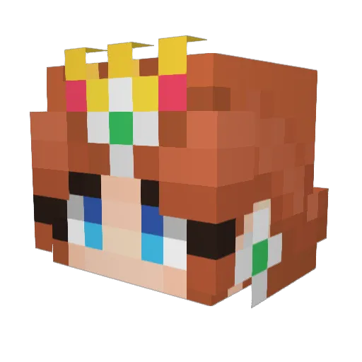 BrotherGr1mm Minecraft avatar head, 3D render