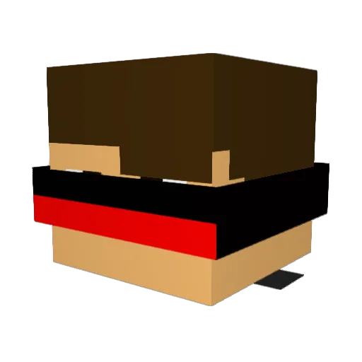 BrotherMickey Minecraft avatar head, 3D render
