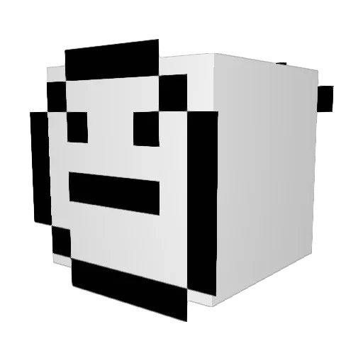 BrotherWaffles Minecraft avatar head, 3D render