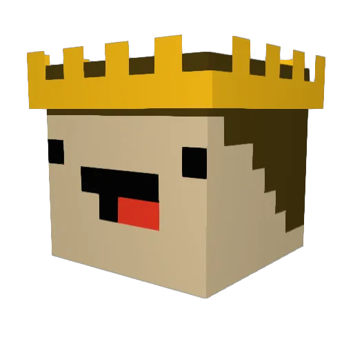 Brother_Anubis Minecraft avatar head, 3D render